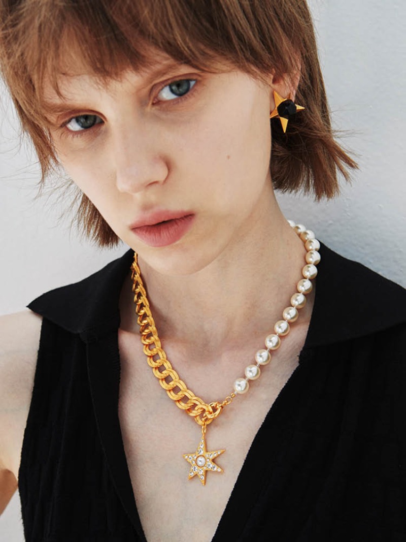 Lodestar Pearly Chain Necklace
