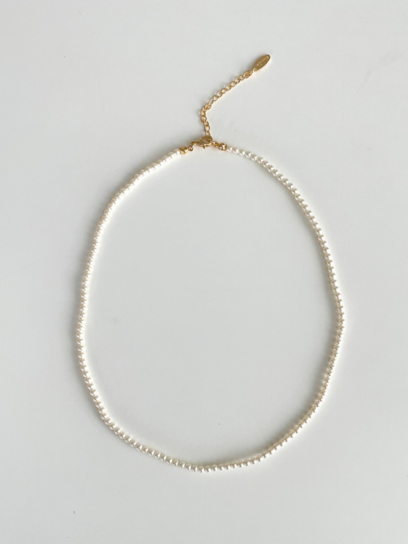 Classic Pearl Necklace (3mm)