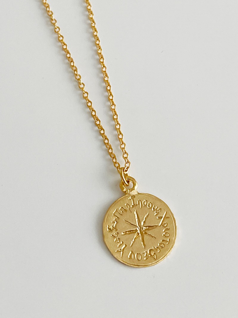 Medallion #02 IXTUS cyphers engraved